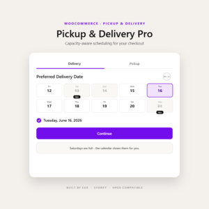 Pickup & Delivery for Woocommerce