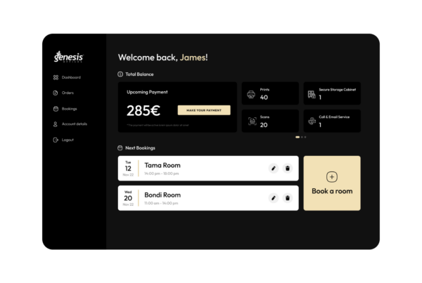 Genesis Offices Custom Dashboard