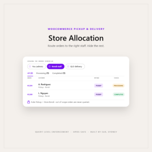 Pickup & Delivery – Store Allocation add-on